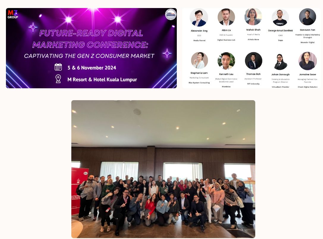 Conference speaker line-up featuring Stephanie Lam